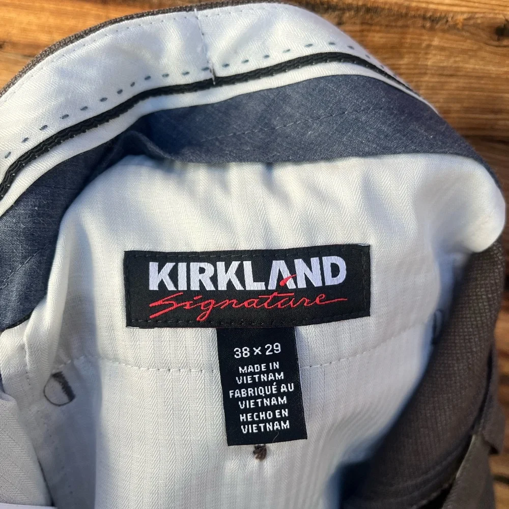 KIRKLAND | NWT Men's Classic Gray Pants 38x29